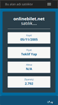 Mobile Screenshot of onlinebilet.net